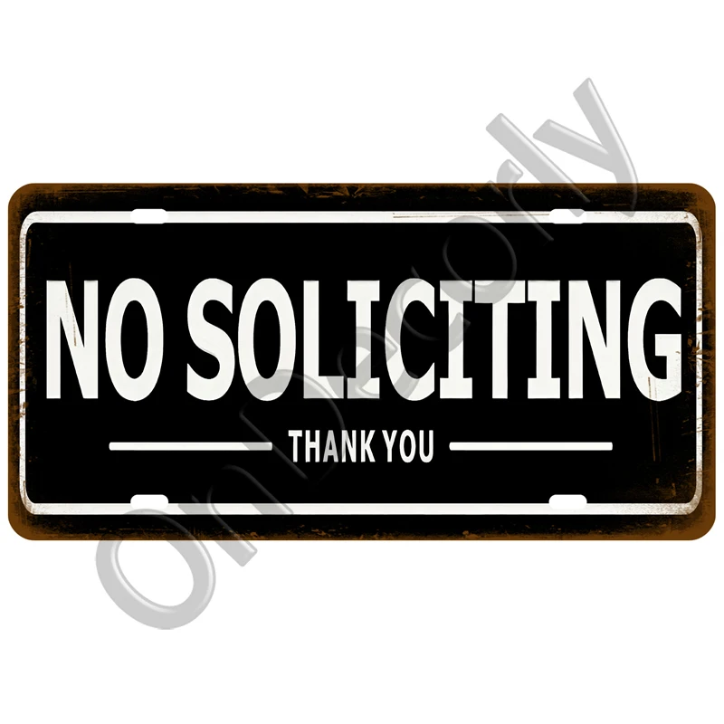 Металлический жестяной знак в винтажном стиле