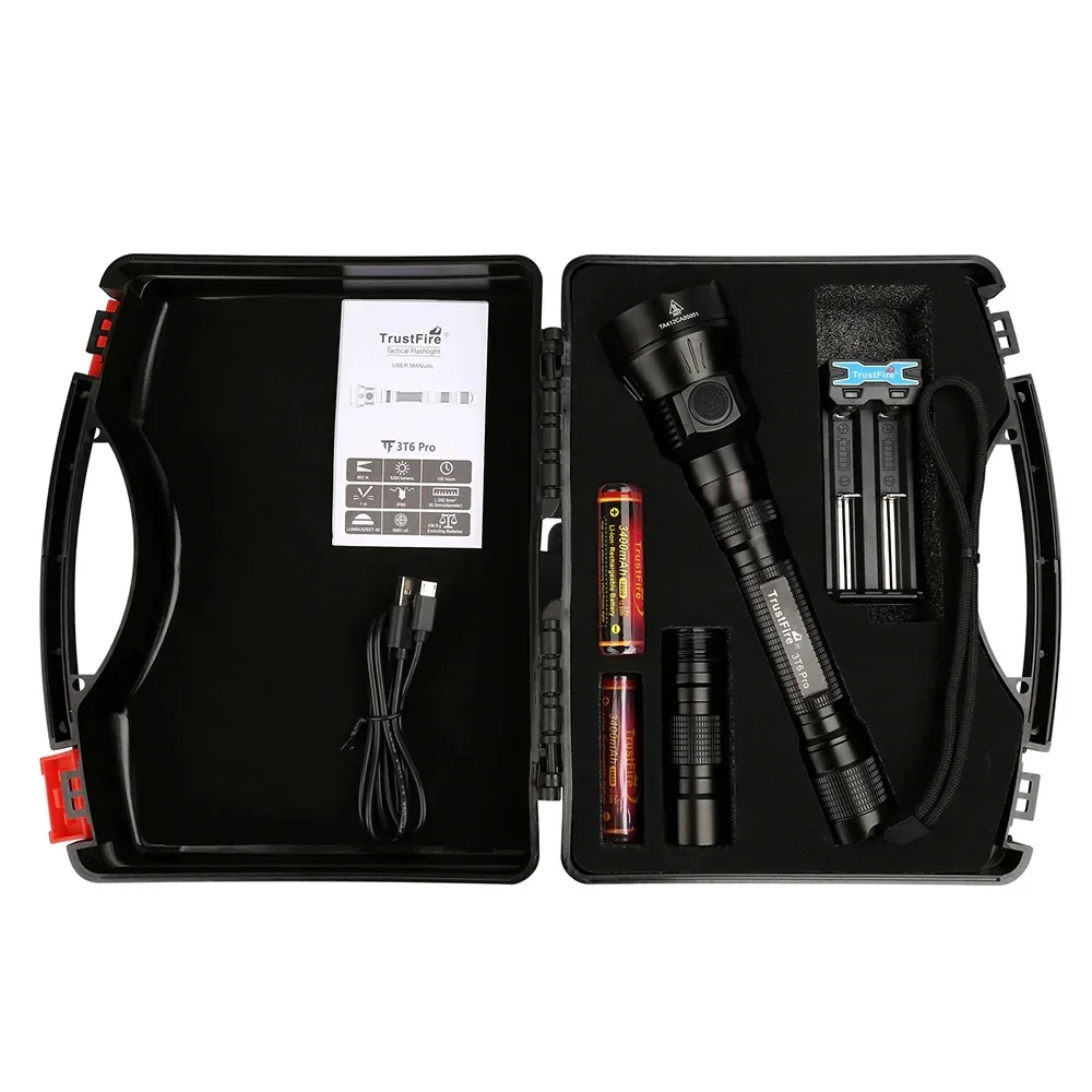 Перезаряжаемый тактический фонарик LUMINUS SST 40 5200 люмен 18650 ультра яркий для