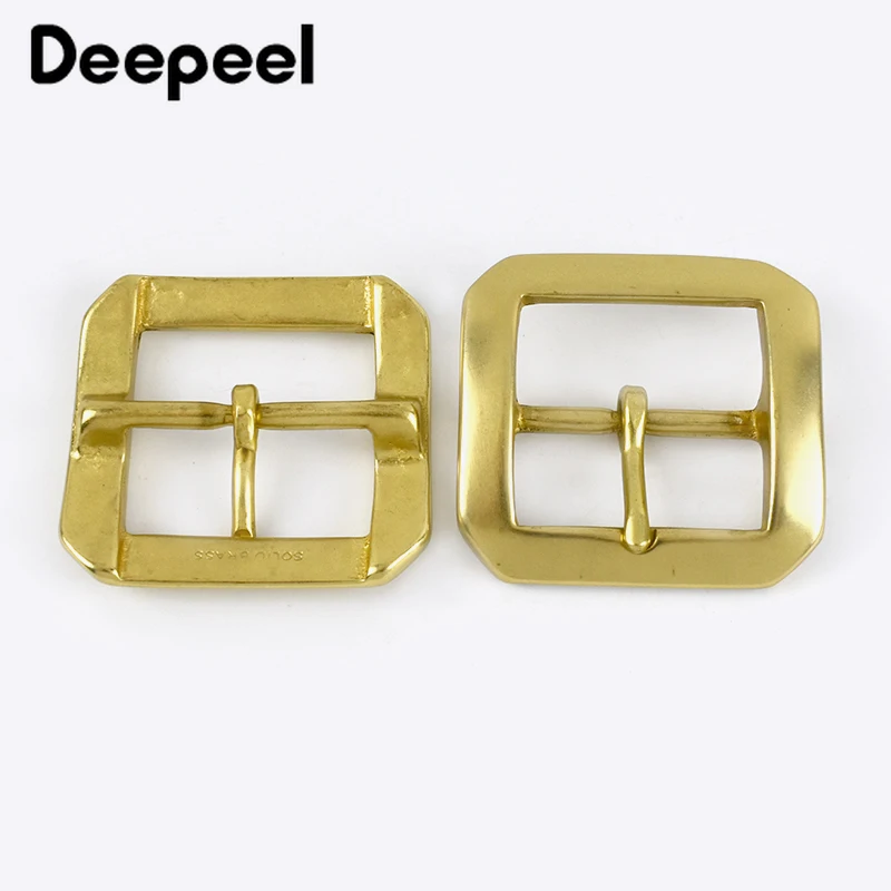 

Мужские и женские пряжки для ремня Deepeel 40 мм, пряжки из чистой меди, латунные ремни «сделай сам» с Анисом и звездами, кожаные ремесла, Швейные ...