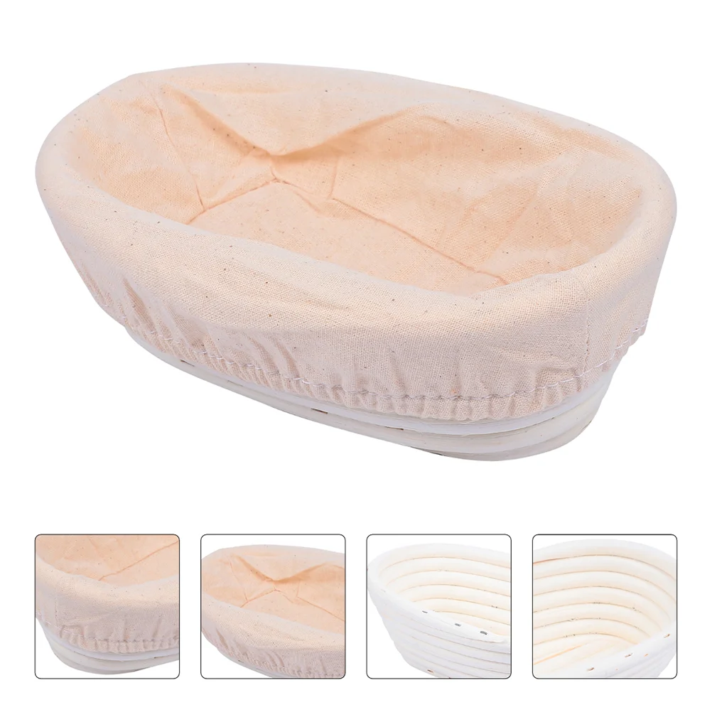 

Bread Fermentation Basket Natural Baking Accessory Woven Baskets Bowl Rattan Proofing Round Wicker Accessories