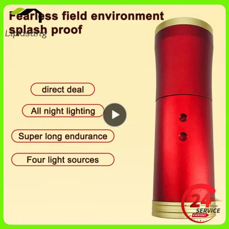 

Outdoor Flashlight Multifunctional Floor Fishing Lamp Led High-power Super Bright Strong Blue Light Rechargeable Night Flashlig