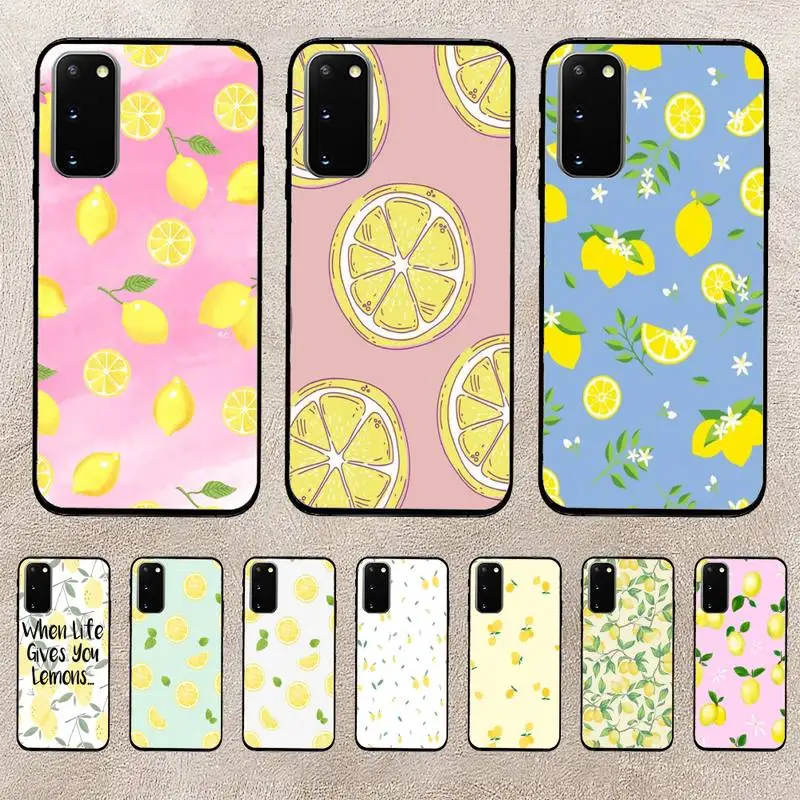 

Summer Green Leaves Fruit Lemon Phone Case For Huawei Honor V30 50 60 70 Pro 9lite 9xpro Cover Coque Funda