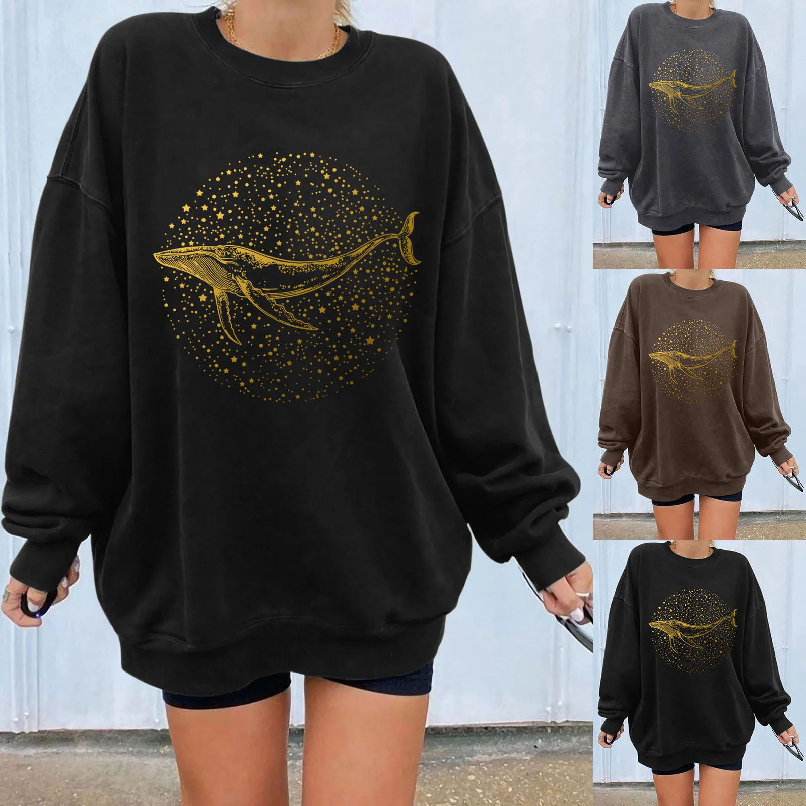 

Tunic Length Jackets Comfy Hoodies for Women Women's Soft Fish Printed Sweatshirt Hoodie Women Zipper Sweatshirts for Tall Women