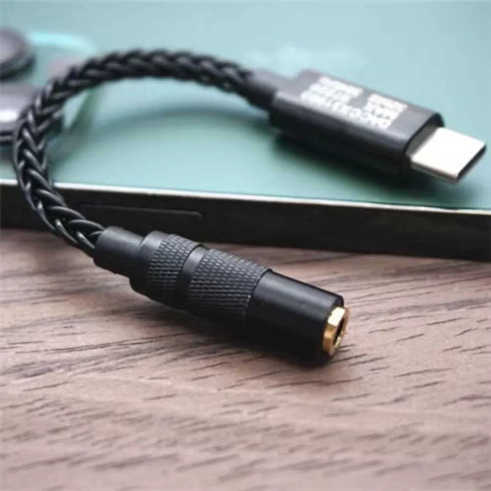 Фото Черный цифровой аудиоусилитель CX31993 + MAX97220 двойной чип Type-c-3,5 мм AMP Hi-Fi аудио адаптер PCM 32 бит/384 кГц ЦАП для наушников №4