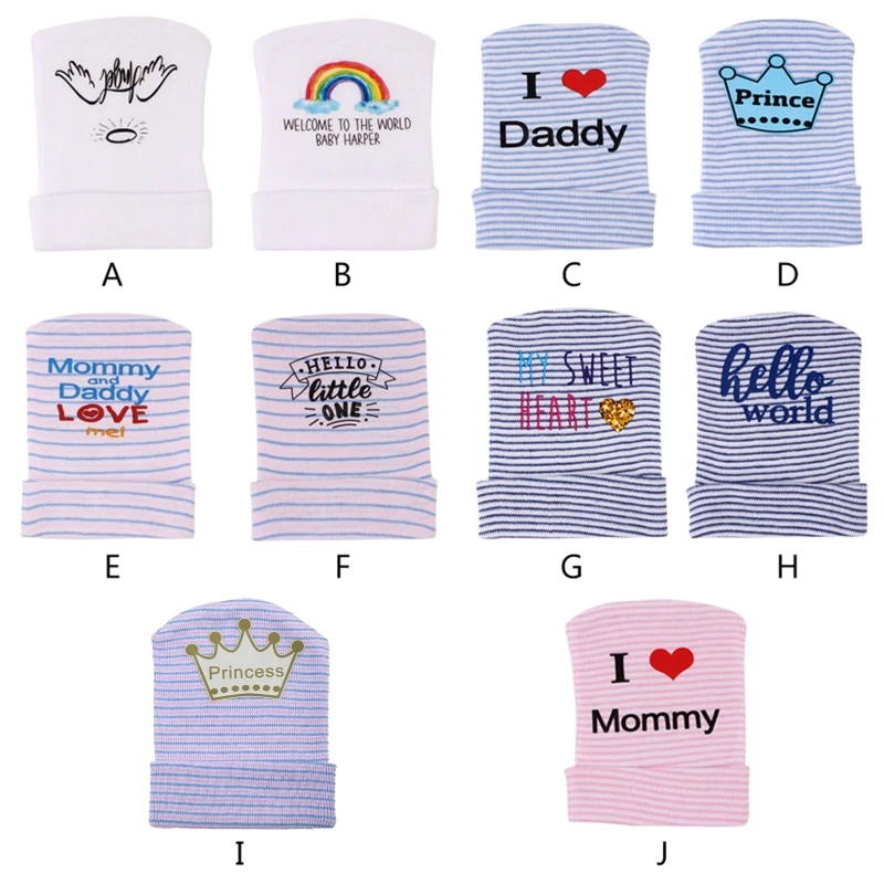 

Soft Hospital Girls Hats Baby Warm Hat for Baby 0-3M Lovely Hat Hair Accessory G2AE