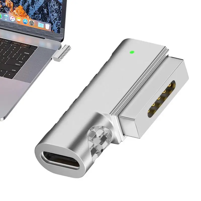 Магнитный адаптер USB Type C на Magsafe2, соединитель для быстрой зарядки ноутбука PD, переходник, соединитель ForMacBook Air/Pro