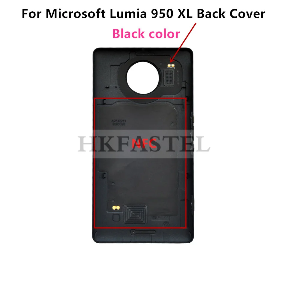 Новая Оригинальная задняя крышка батарейного отсека с антенной NFC для Nokia Microsoft