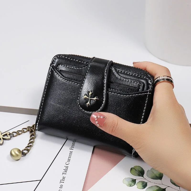 

Women Wallets and Purses PU Leather Money Bag Female Short Hasp Purse Small Coin Card Holders Blue Red Clutch New unisex