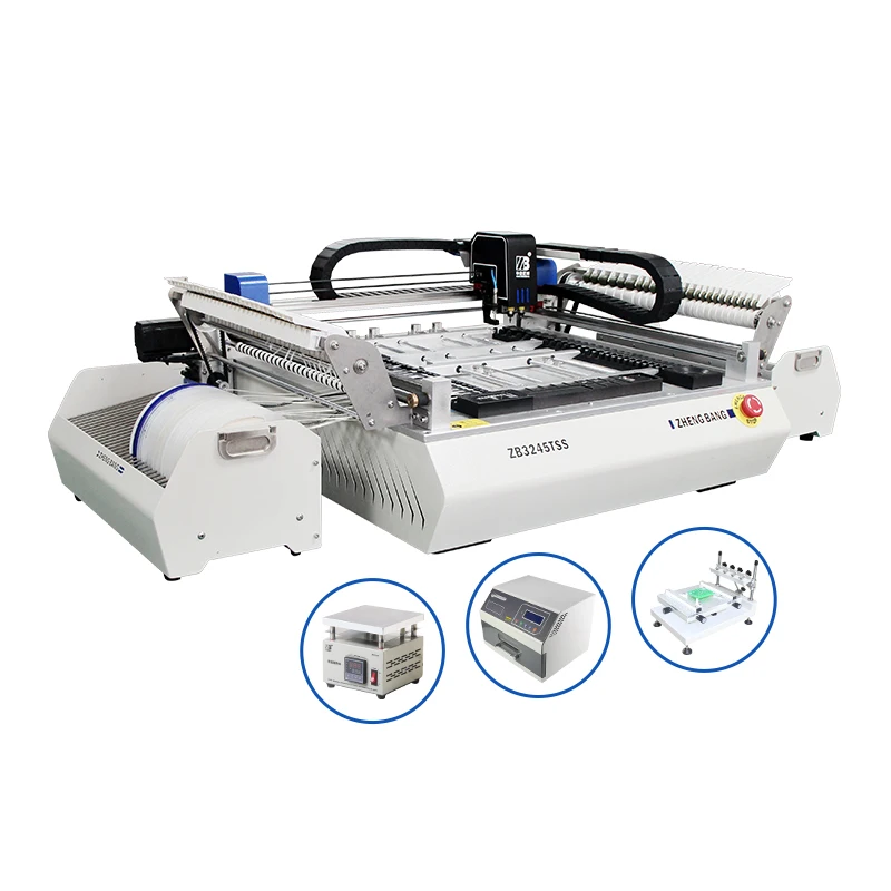 

Full Automatic Smd Smt Pick And Place Machine Small 2 Head Pcb Assembly Machine High Speed Smt Surface Mounter Promotion