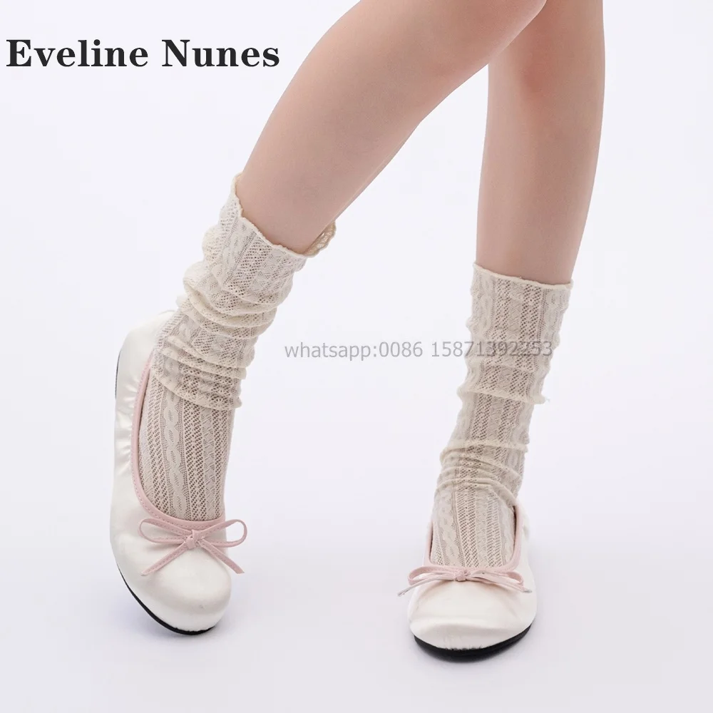 Голубые плиссированные туфли-лодочки с бантом и круглым носком однотонные