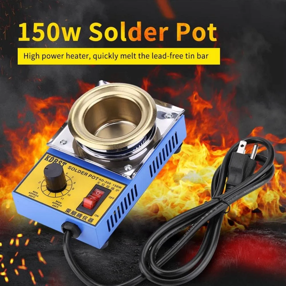 

0.5kg Solder Pot Lead-Free Pot Solder Soldering Tin Welding 110V 150W 50mm/1.97in 60Hz AC110V Furnace Brand New