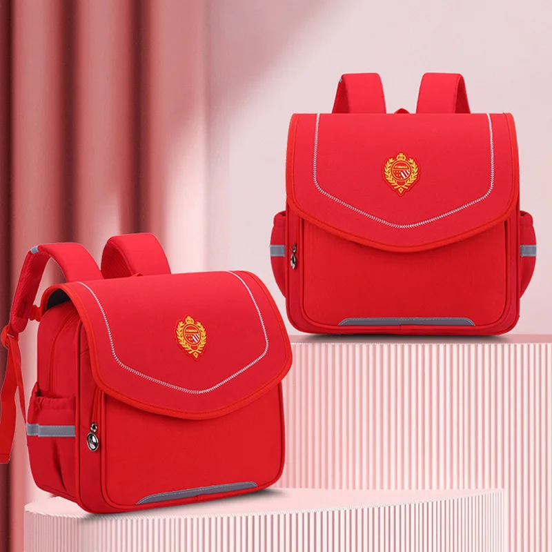 OYIXINGER 2022 Primary Schoolbag Boys And Girls Backpack Kindergarten Bag Wear-resistant Reduce Pressure Teenager Square Satchel