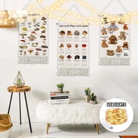 nordic cloth breakfast macrame tapestry simple style tapestries hand woven suitable for dining room wall decoration aesthetics