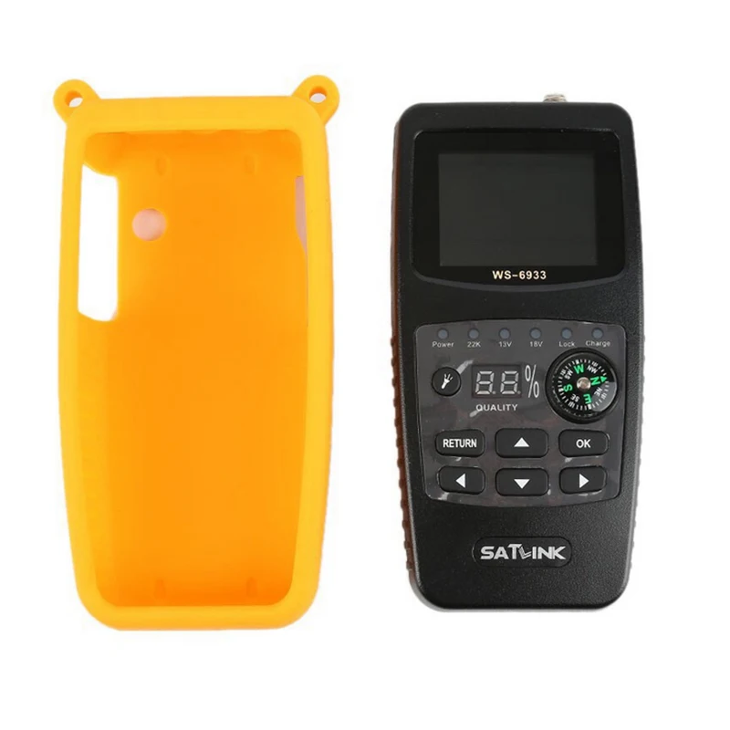 Фото Оригинальный цифровой спутниковый искатель Satlink WS-6933 DVB-S2 с 2,1-дюймовым ЖК-дисплеем, аккумулятором 800 мАч и GTMEDIA V8 Finder 2 №3
