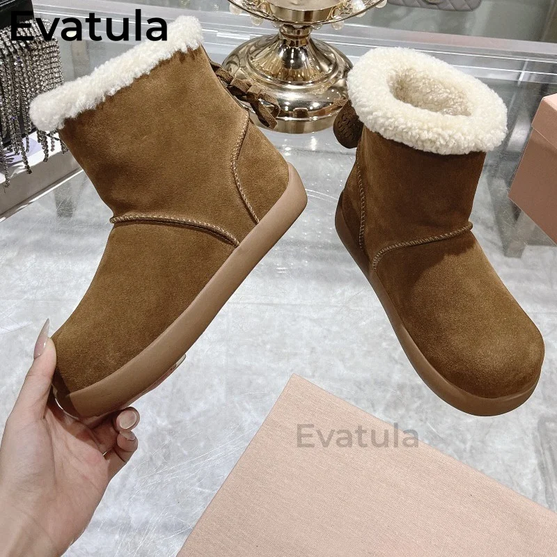 Дизайнерские зимние ботинки на меху с шерстяной окантовкой женские теплые