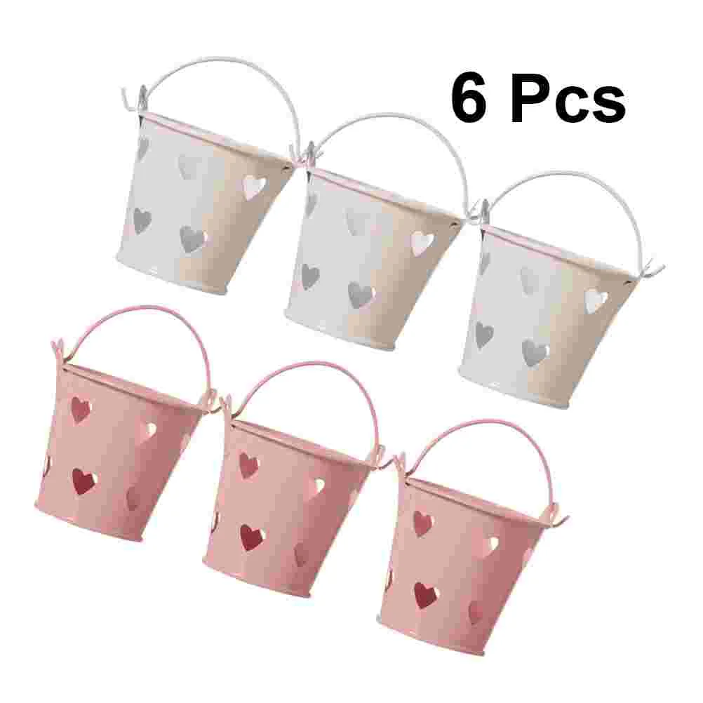 

Bucket Metal Mini Buckets Candy Party Favor Tin Planter Container Pail Succulent Flower Wedding Tinplate French Pails Can Kid