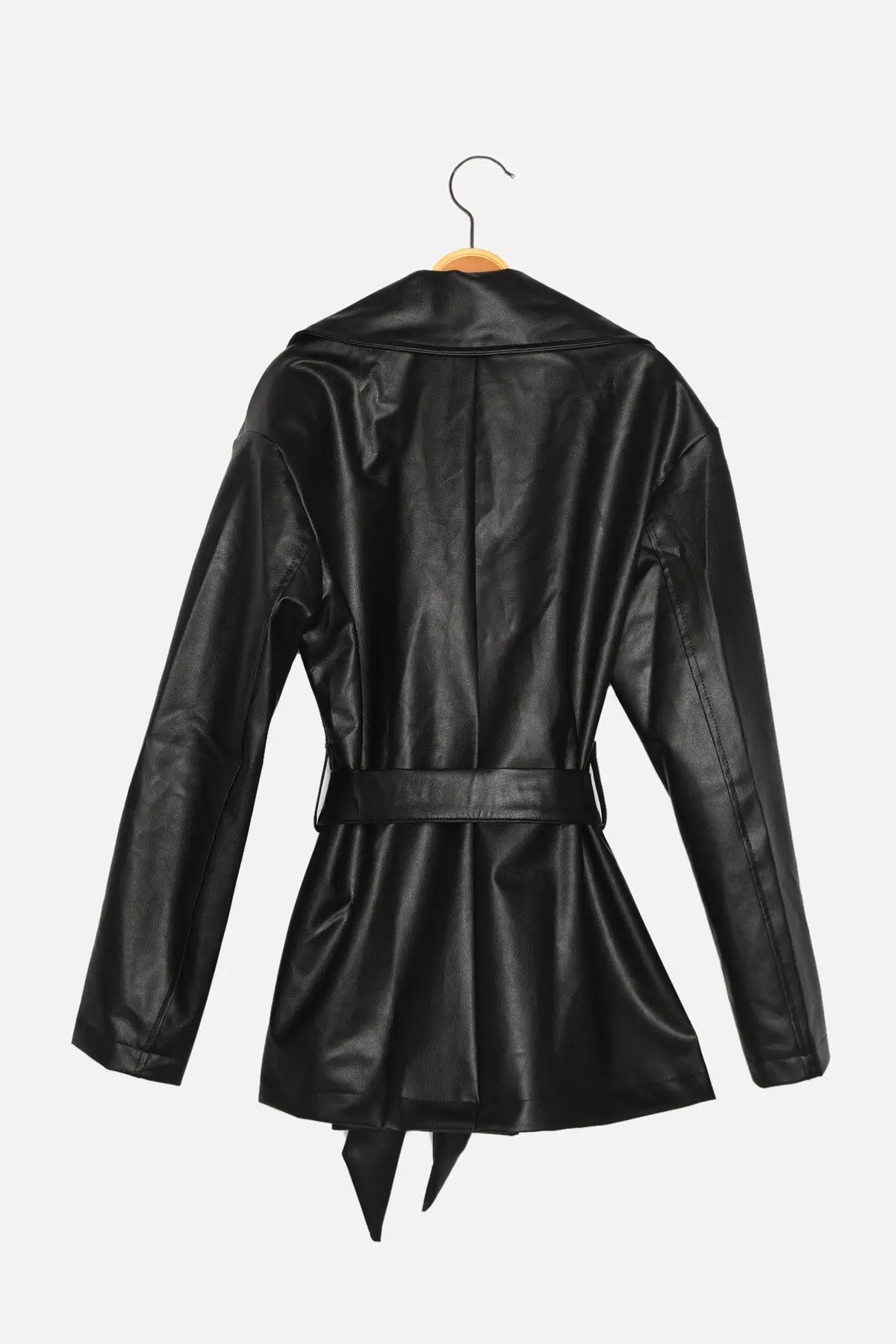 Кожаная куртка TWOAW22CE0333 | Женская одежда