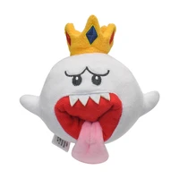 17cm super mario king boo plush dolls pendant toy novelty cute anime figure cartoon stuffed dolls for kids christmas party gifts