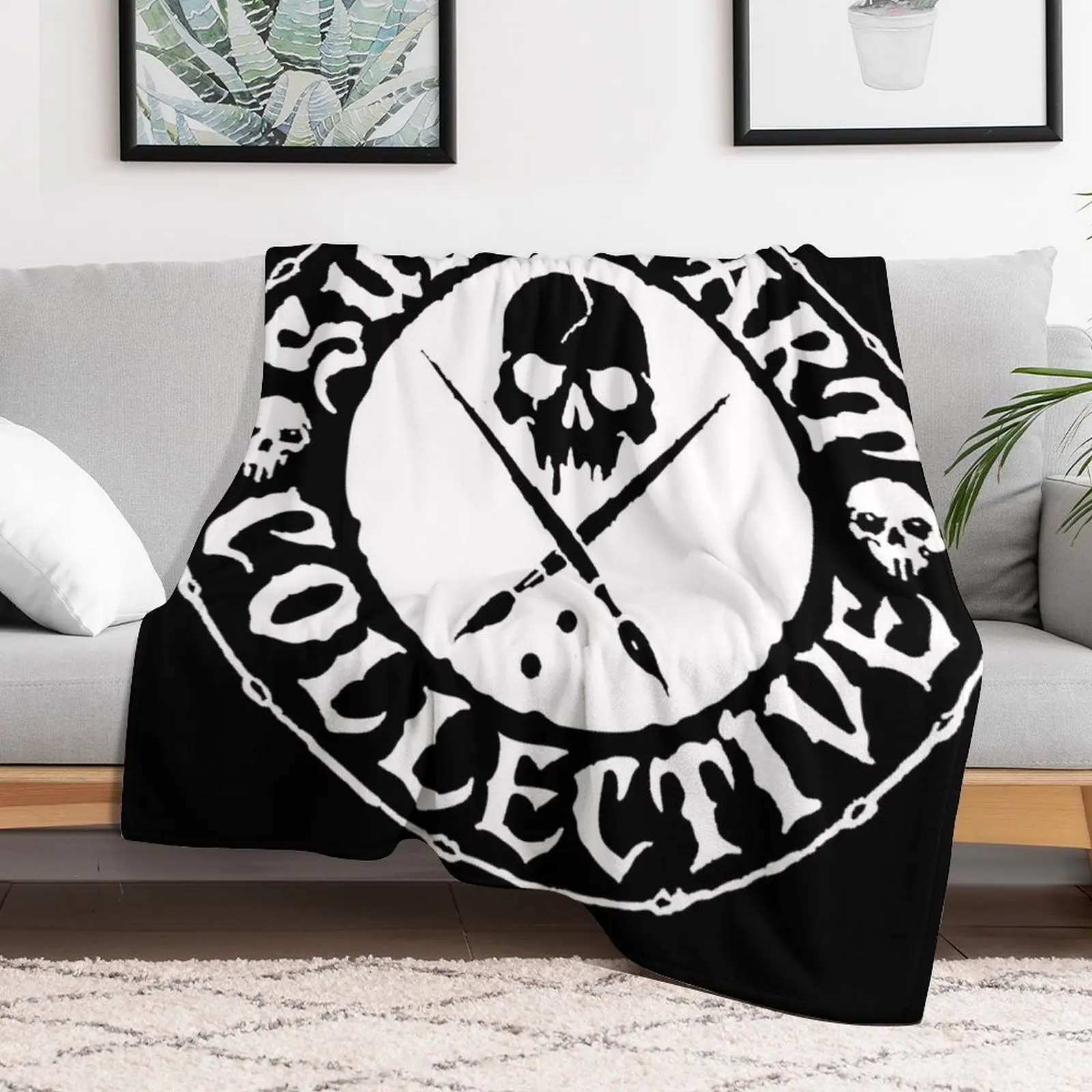 Одеяло Sullen мягкий клетчатый спальный мешок милые одеяла на Хэллоуин