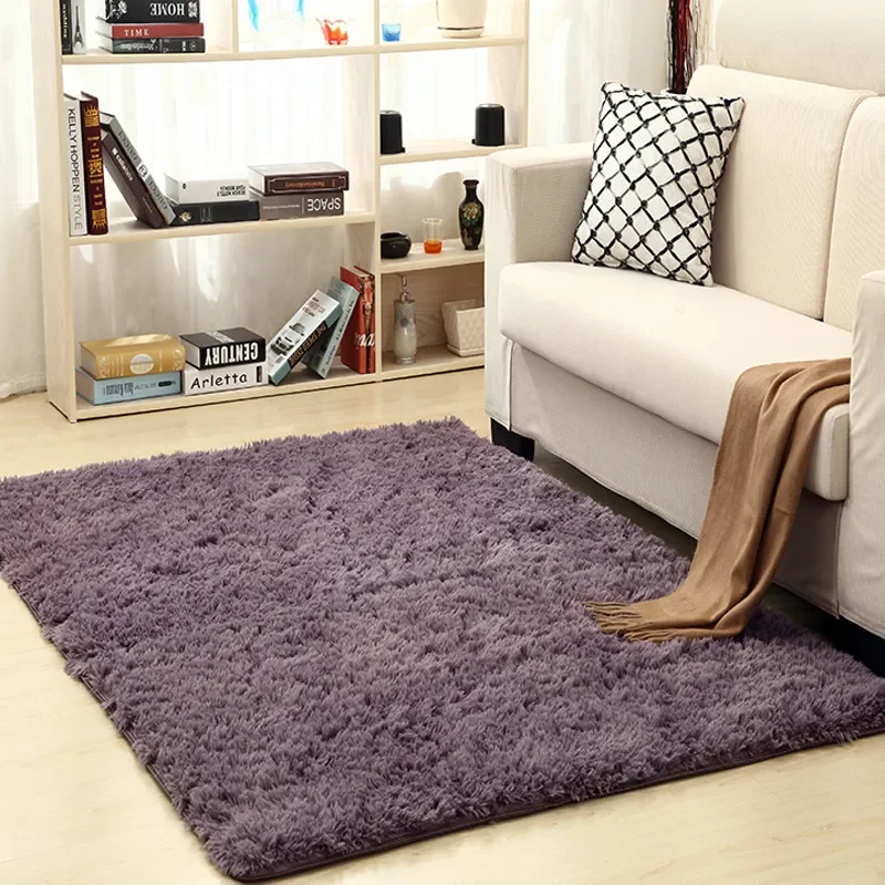 

Новый Современный домашний декор, длинный плюшевый ворсистый шелковистый Пушистый Ковер 2022