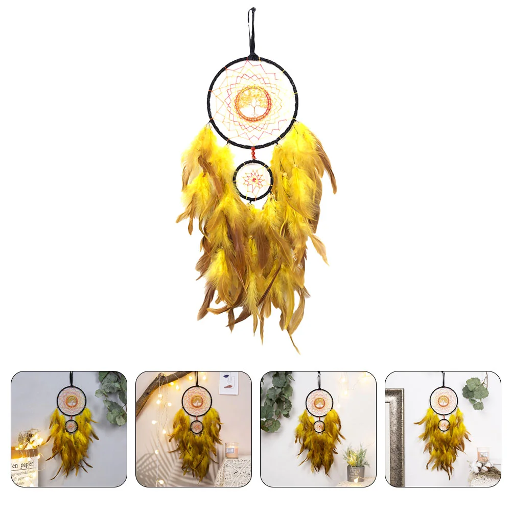 

Dreamcatcher Pendant Hanging Decor Wall Home Door Indoor Dream Catcher Plume Decorative