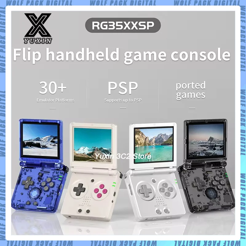 Консоль игровая портативная консоль Psp Rg35XXSP Складная с откидной крышкой