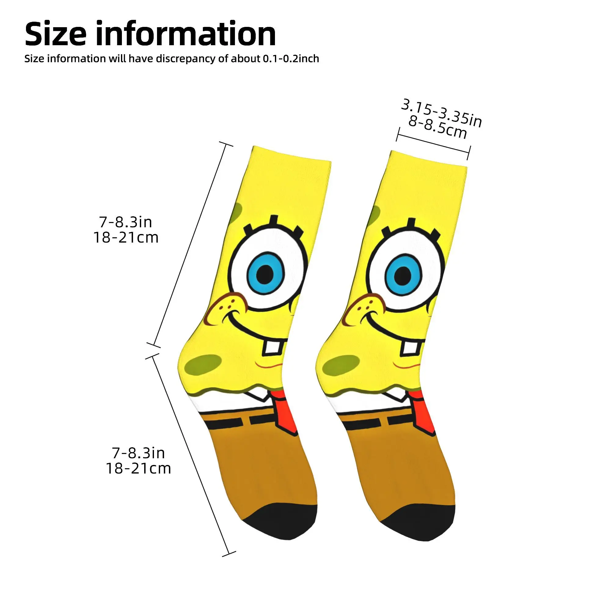 Губка Боб аниме носки с героями мультфильмов товары для мужчин и женщин принтом