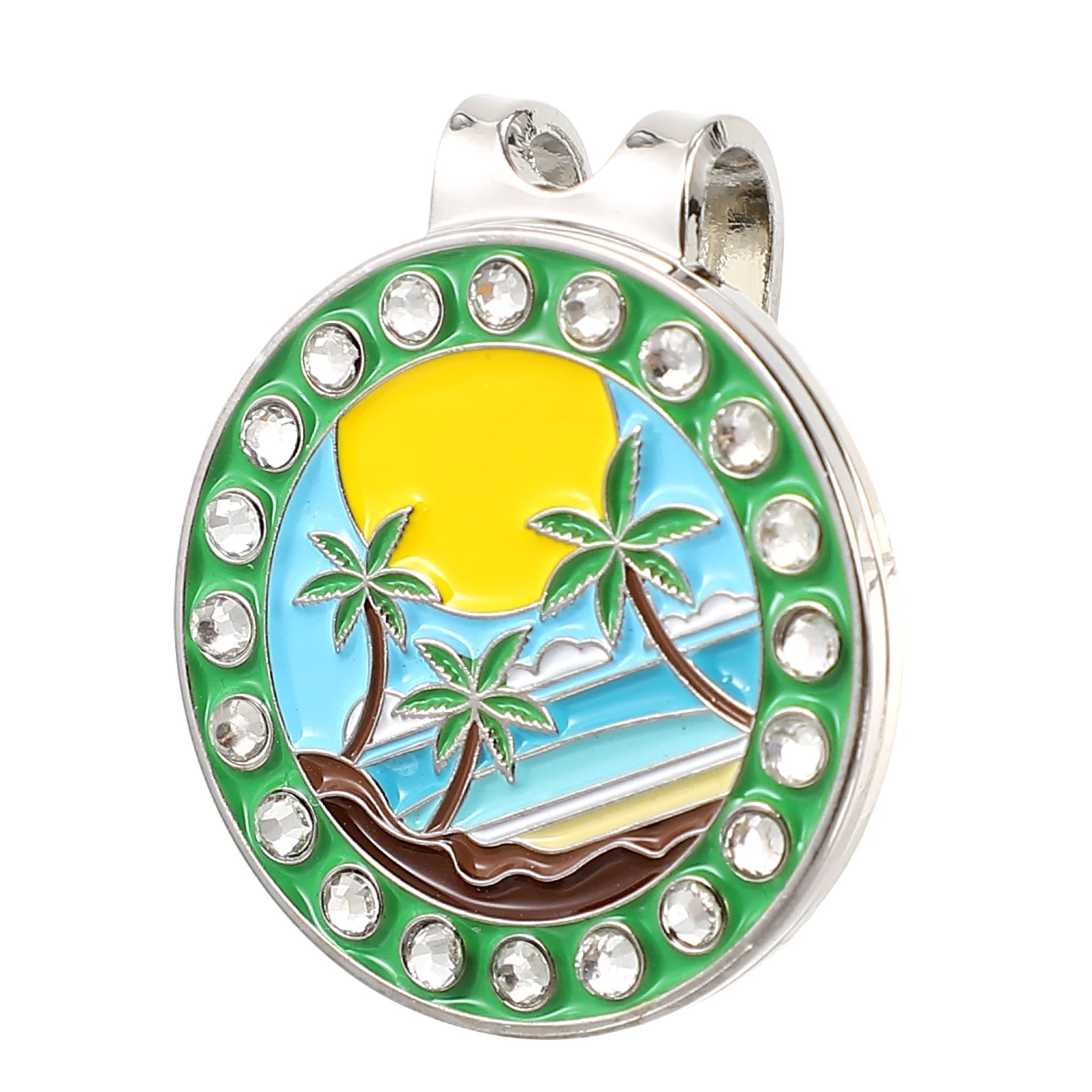 

Golfs Hat Clips Golfing Aiming Markers Zinc Alloy Hat Clamp Golfing Supply