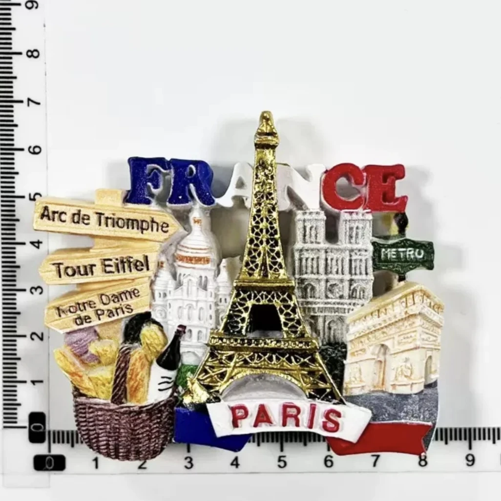 

3D магниты из смолы "Европа Франция Париж"