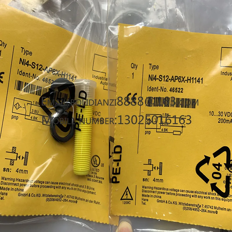 Точечный датчик NI4-S12-AP6X-H1141-H1141 Бесконтактный переключатель