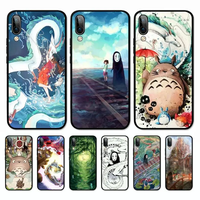 

Miyazaki Hayao Spirited Away Totoro Phone Case for Vivo Y91C Y11 17 19 17 67 81 Oppo A9 2020 Realme c3