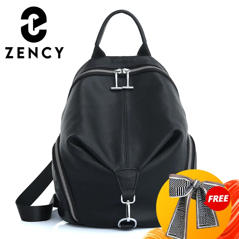 

Zency новый летний женский рюкзак из натуральной кожи, дизайнерский высококачественный рюкзак для путешествий