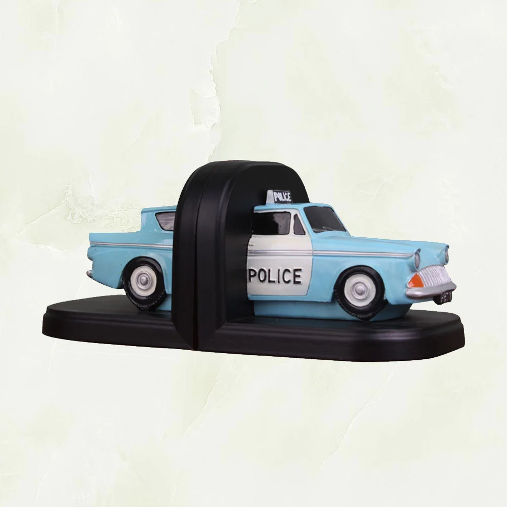 

1Pc Bookend Portable Creative Vehicle Bookend Desktop Decoration for Office