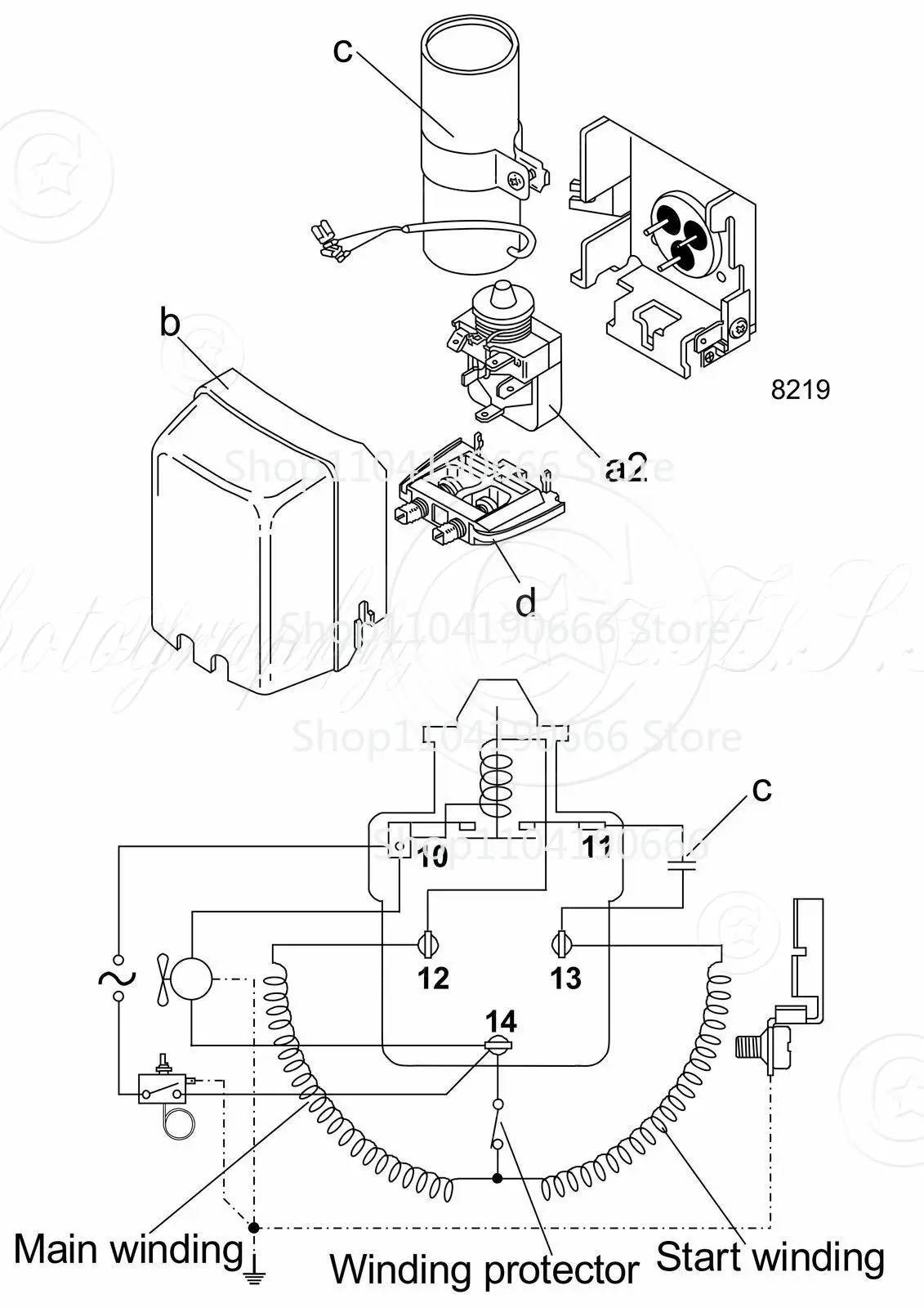 Фото Реле запуска испарителя/конденсатора 117U6000 для холодильников Danfoss и SECOP (для ремонта) №5