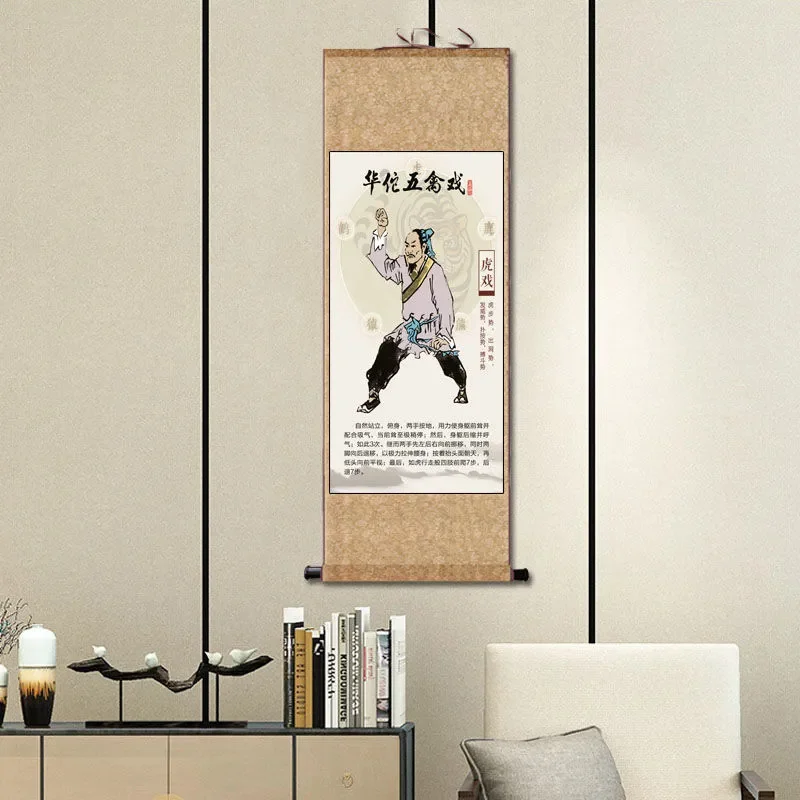 Традиционная китайская медицина забота о здоровье подвесная живопись Чайный дом