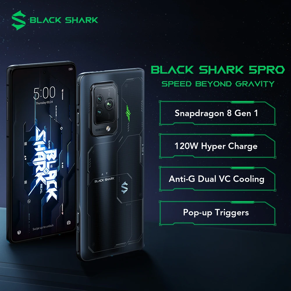 [World Premiere] Black Shark 5 Pro Snapdragon 8 Gen 1 Gaming