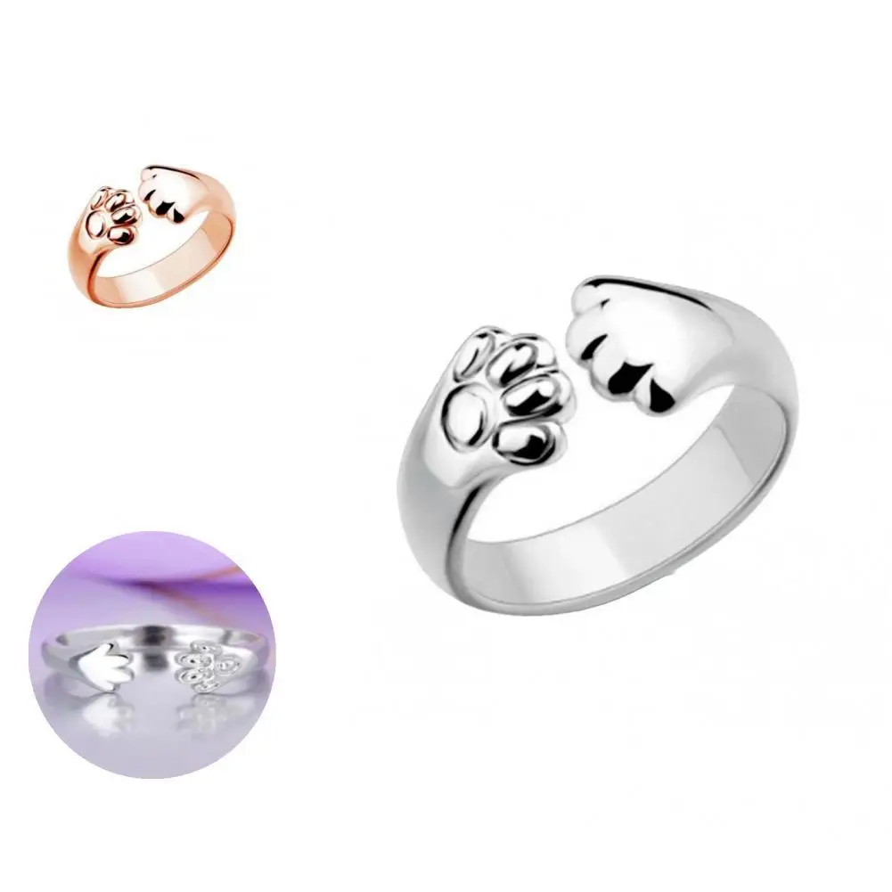 

Beautiful Finger Ring Long Lasting Female Adjustable Bright Luster Ring Party Ring Women Ring