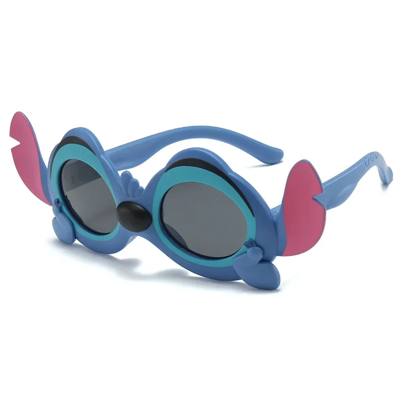 Новые детские солнцезащитные очки со стежком аниме стерео уши силиконовые