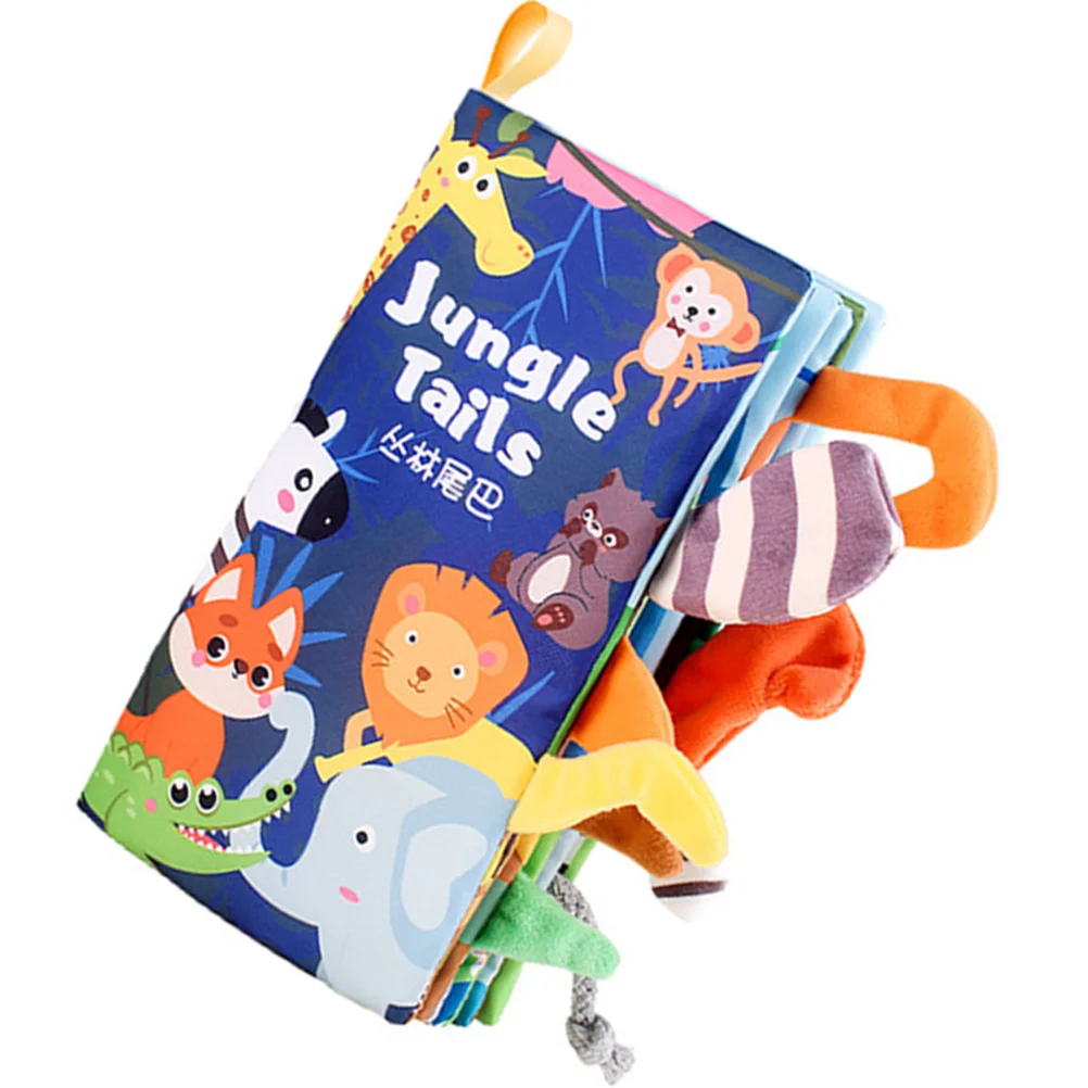 

Книжка детская из 6 тканей, на ощупь