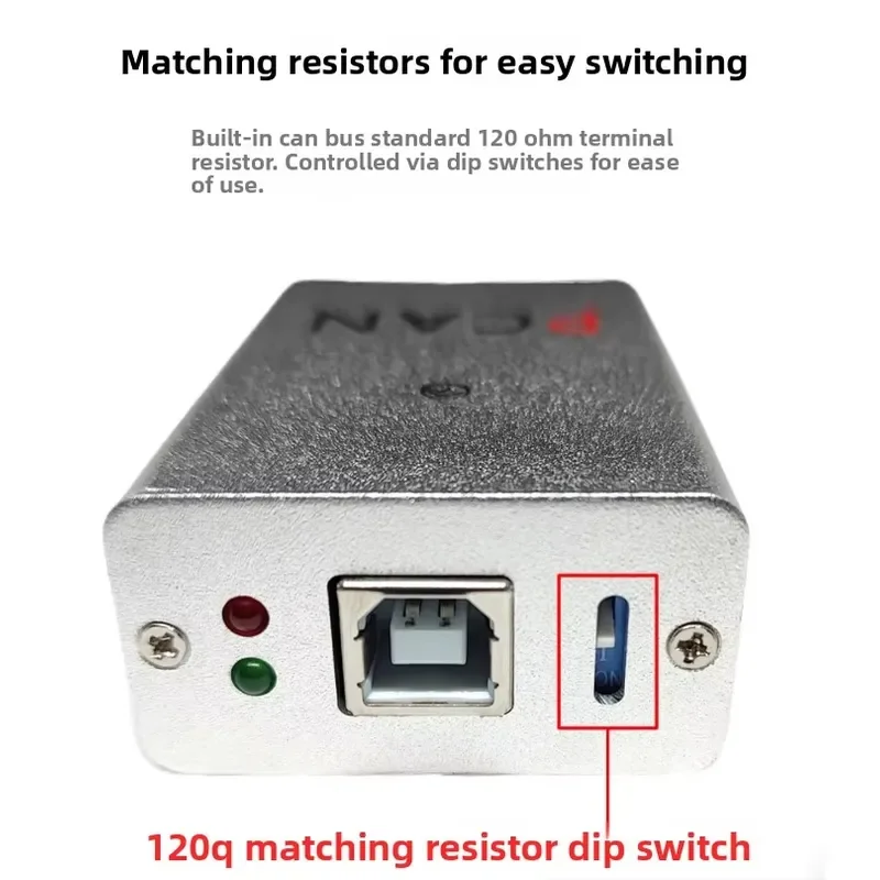 Фото Анализатор CAN-шин PCAN USB - совместим с PEAK IPEH-002022/21, поддерживает PCAN View, BUSMaster, TSMaster и PCAN-Explorer №3