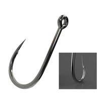 hot sale 500pcs fishing hooks set high carbon steel barbed with eye 2 12 single circle carp hook fishing tackle accessories