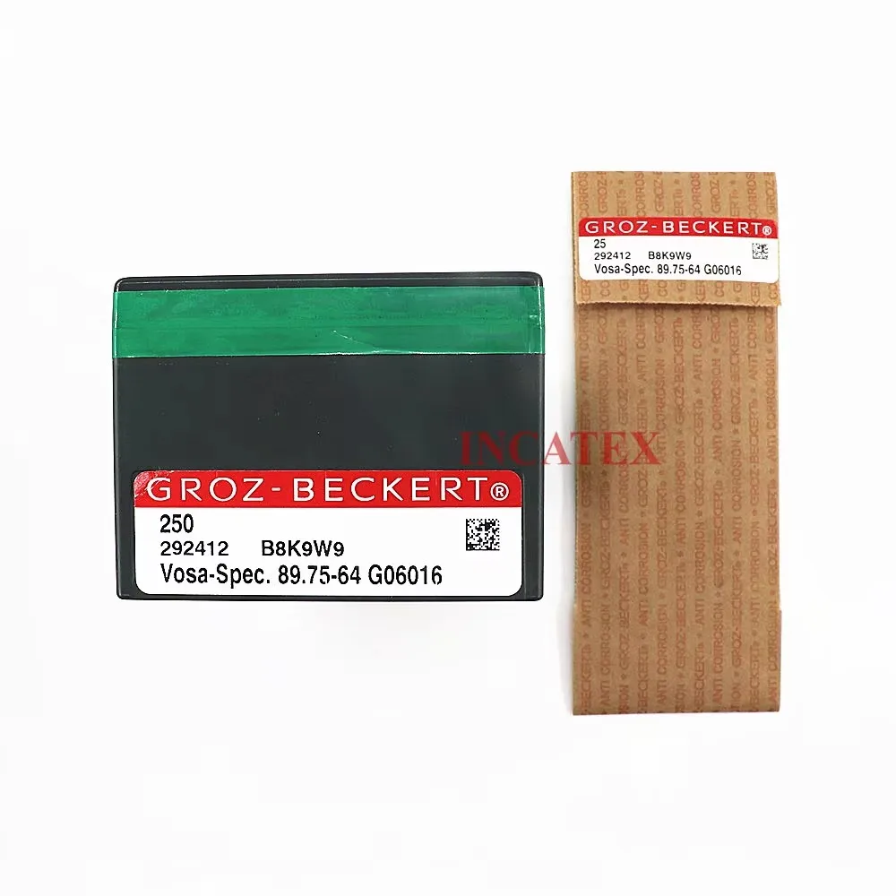 Фото 250 шт. Натуральная вязальная игла Groz-Beckert Vosa-Spec. 89.75-64 G06016 Для китайской вязальной машины SHIMA SEIKI 12G игла №2
