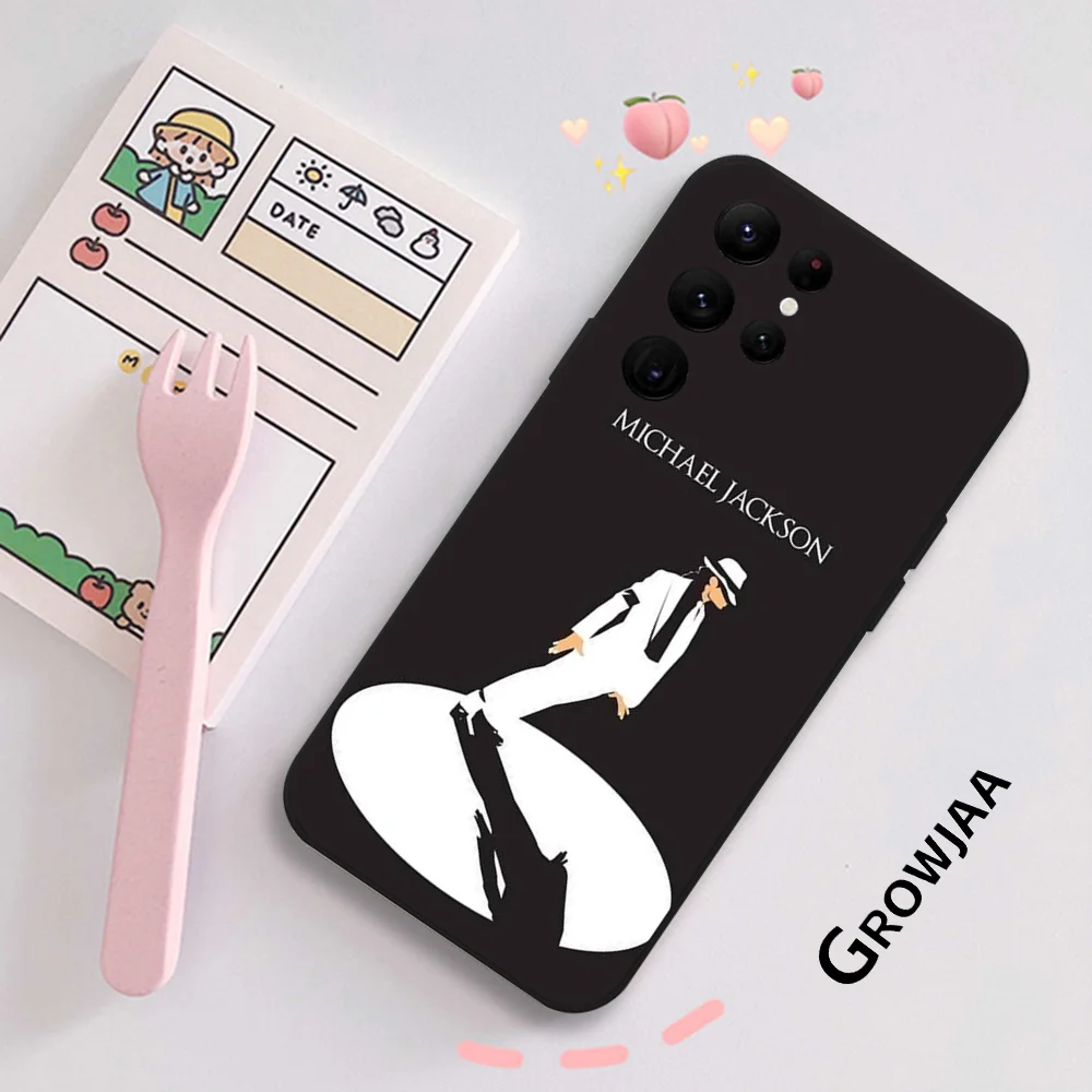 Michael Jackson Legendary Singer Phone Case for Samsung Galaxy S24 Ultra S22 S23 S21 S20 5G Protective Silicone TPU Funda