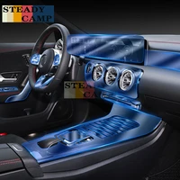 for mercedes benz cla a200 a260 2020 2021 car interior center console transparent tpu protective film anti scratch accessories