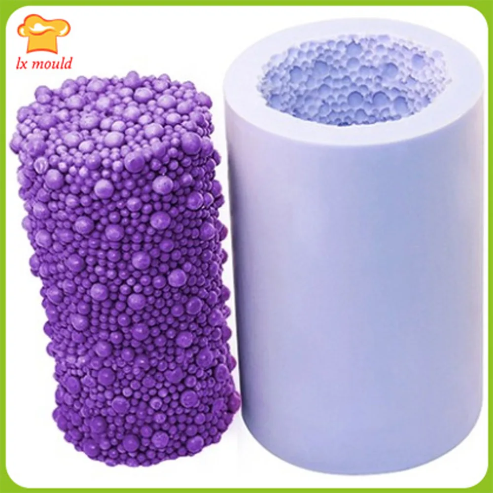 

Stereoscopic Bubble Candle Mould Beads Silicone Mold Pearl Chocolate Handmade Soap Molds