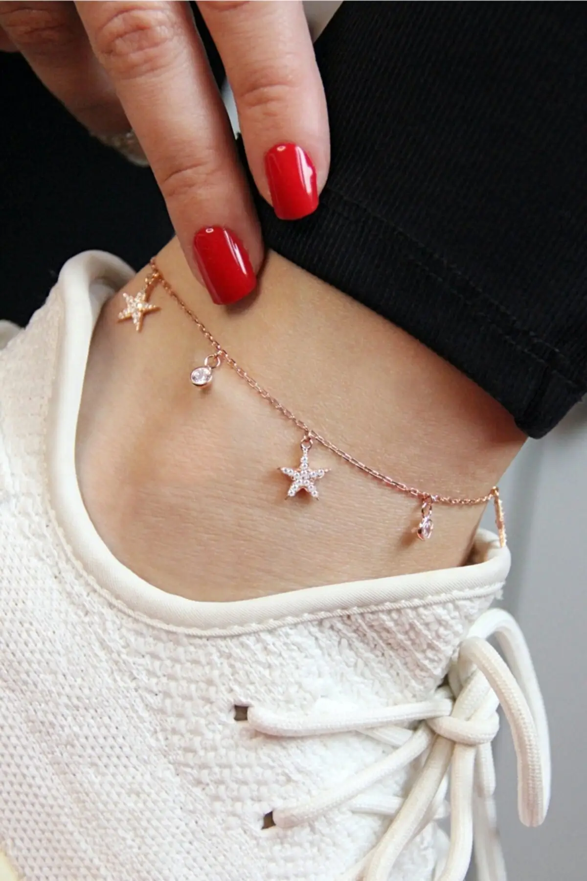 

Star Silver Rose Bangle-H004901