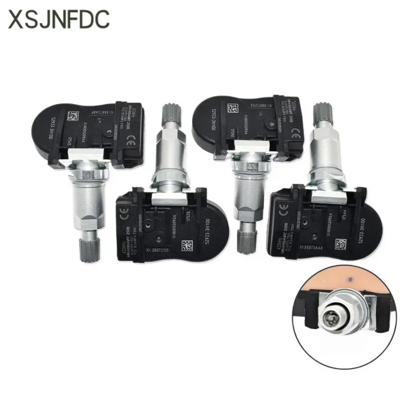 Датчик давления в шинах TPMS 52933-3N100 529333N100 529332M650 S180052092C для Hyundai Accent Kia Sorento 1/4 шт.