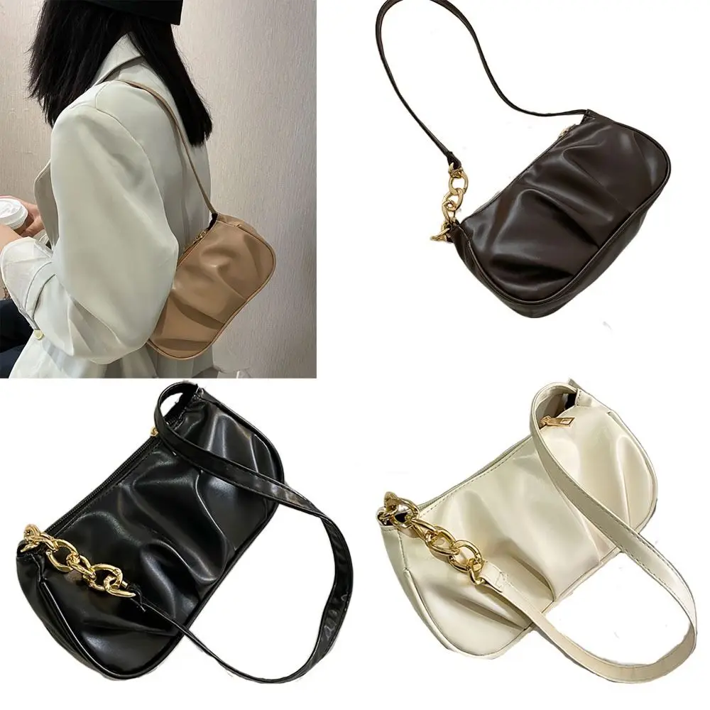 

PU Leather Dumpling Handbag Messenger Bags Fashion Chain Clutch Bag Trend Hand Bags Tote Bag Women Shoulder Bag