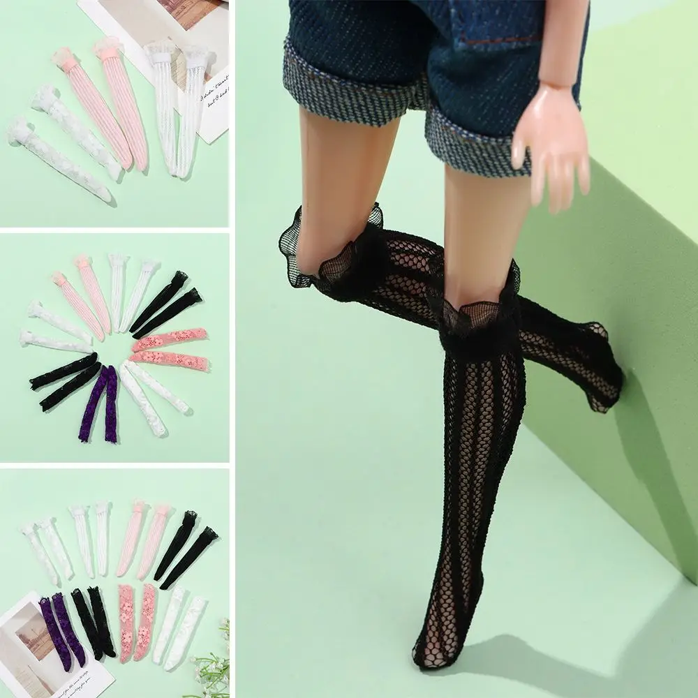 

Dollhouse Decoration Toys Children Kids Girl Christmas Gift Lace Socks Doll's Clothes Accessories 1/6 Doll Stockings