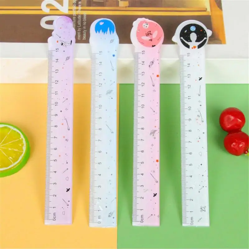 Детская мультяшная Подарочная пластиковая линейка для офиса и школы красивые